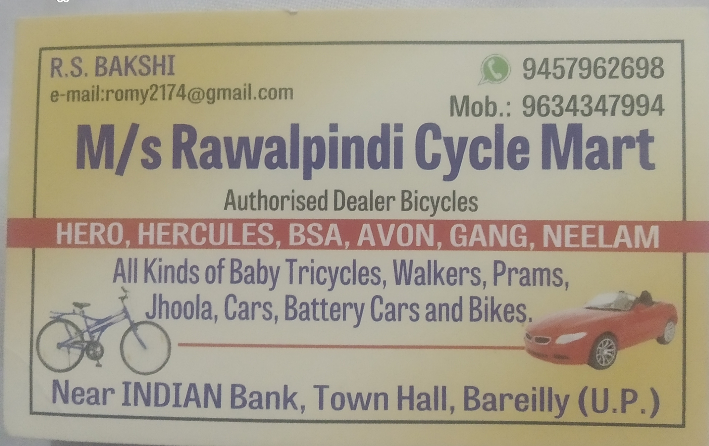 M/s Rawalpindi Cycle Mart