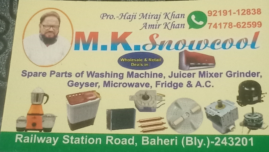 MK snowood spare parts washing machine and repair center