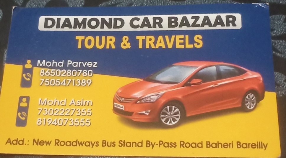 Diamond car bazar tour and travel 