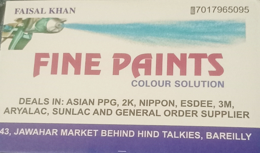 Fine paint solution