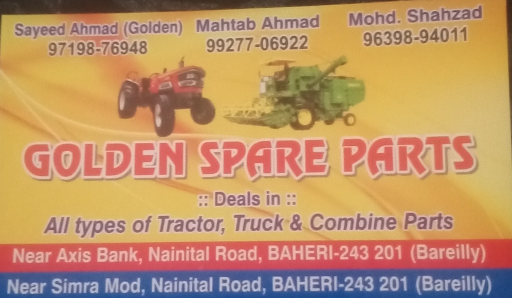 Goldend spare parts 