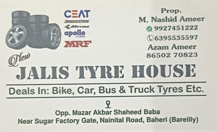 JALIS tyre haous 